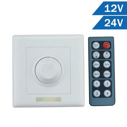 Regulador Dimmer IR LED con Mando 12 / 24V