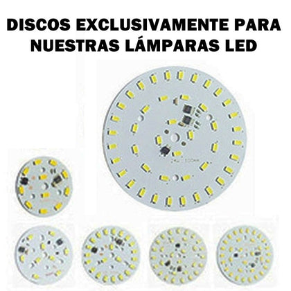 Discos Placas Redondas LED 220V