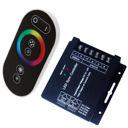 Controlador RGB Cambio de Color RF con Mando a Distancia Táctil