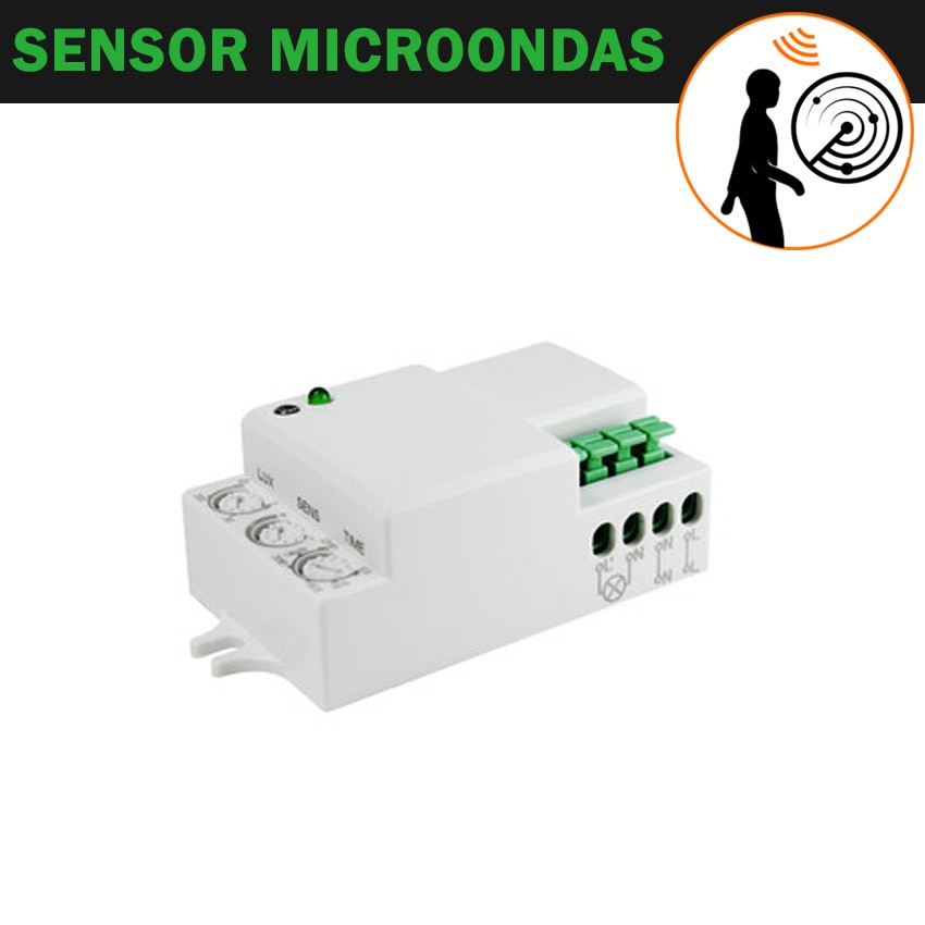 Detector Movimiento Microondas Mini