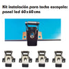 Kit Sujeción Paneles LED 60x60 para Instalación Techo