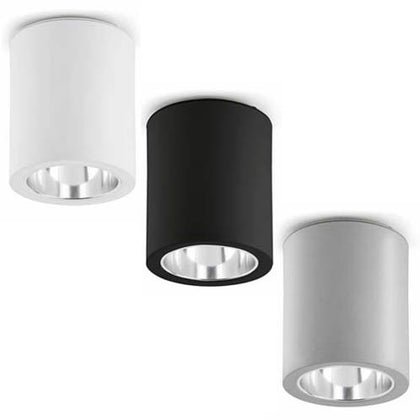 Luminaria Techo Superficie E27 PAR30 Blanco / Negro / Gris