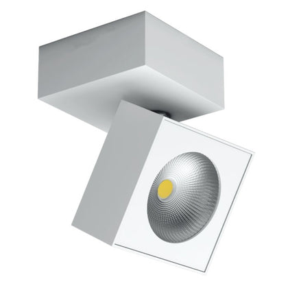 Foco Superficie LED 15W Basculante Blanco