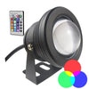 Foco Superficie Estanco 12V IP67 Negro 10W RGB