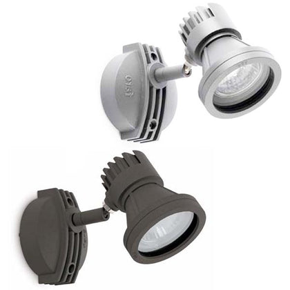 Foco Superficie Exterior IP65 Basculante Gris GU10