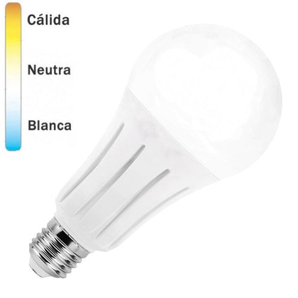 Bombilla LED E27 Estándar 18W Aluminio