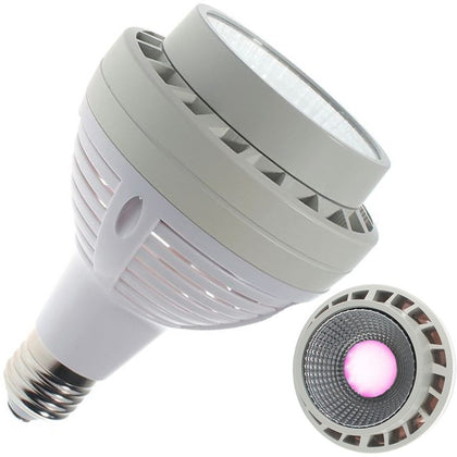 Bombilla LED COB PAR30 E27 35W Luz Rosada