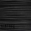 Cable téxtil decorativo en color negro venta por metros. De tela liso para lámparas vintage.