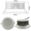 Downlight LED Redondo Blanco 50W Luz Morada