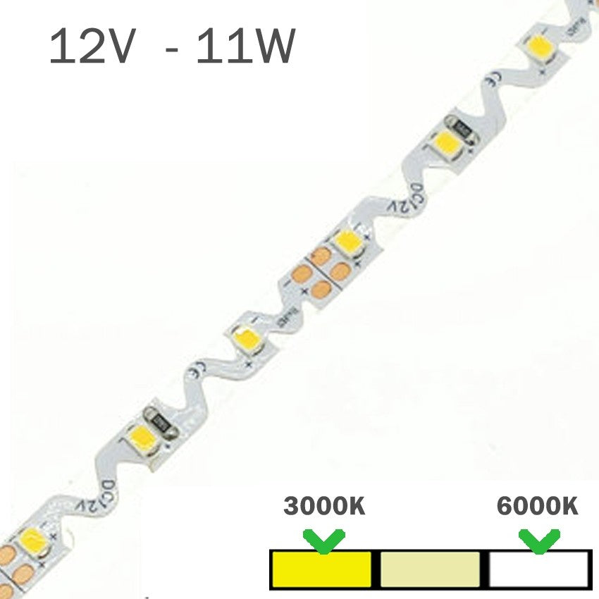 Tira LED 12V 11W 60 LEDS/M 2835 Flexible S