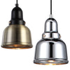 Colgante Metal E27 Cromo / Bronce