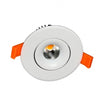 Empotrable LED COB 9W 95mm Diam Redondo Blanco