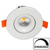 Empotrable COB 12W Regulable 111mm Diam Redondo Blanco