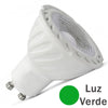 Bombilla LED GU10 5W de Luz Azul, Verde o Roja