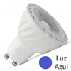 Bombilla LED GU10 5W de Luz Azul, Verde o Roja