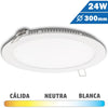Panel LED Redondo Blanco 24 W Diámetro 300mm