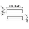 Aplique Luz Indirecta SMD 16W 3000K Cálida