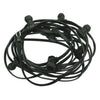 Guirnalda 10 E27 Negro con Cable 10 Metros