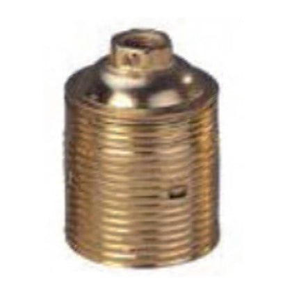 Casquillo E14 metálico cobre doble arandela 5210885