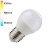 Bombillas LED Esférica Opal E27 6W