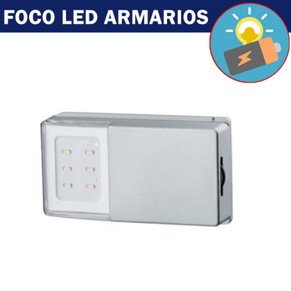 Foco LED a Pilas para Armarios
