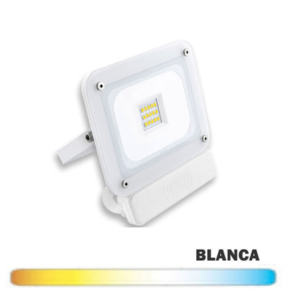 Proyector Exterior LED 10W Blanco con Sensor