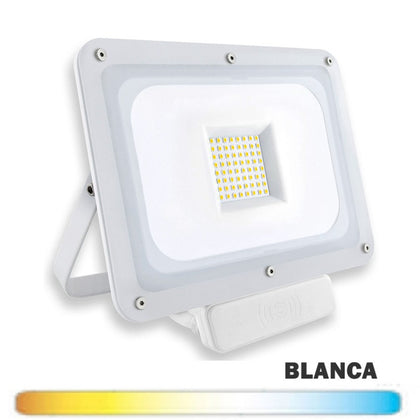 Proyector Exterior LED 50W Blanco con Sensor