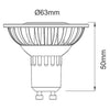 Bombilla LED GU10 8W R63 63mm