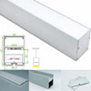 Perfil Aluminio Grande Superficie Tiras LED Arquitectural