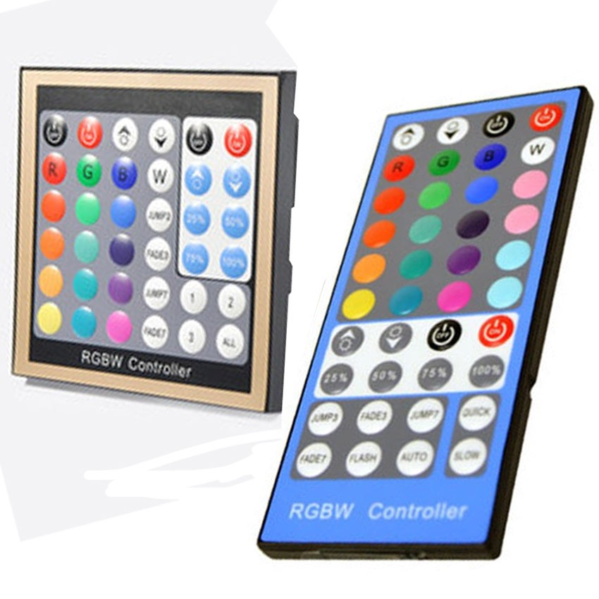 Panel Control Tiras LED RGBW + Blanco con Mando