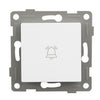 Pulsador Campana Blanco