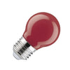 Bombilla LED E27 1W Luz Roja