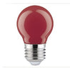 Bombilla LED E27 1W Luz Roja