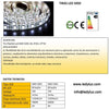 Tira LED 24V 14,4W 60 LEDs/m Rollo Eco 5 Metros