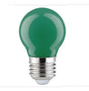 Bombilla LED E27 1W Luz Verde