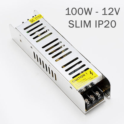 Fuente Alimentación LED Slim 12V 100W