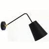 Aplique Vintage con Brazo con Reflector Negro