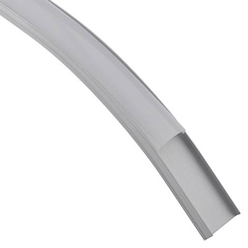 Perfil Aluminio Flexible Doblable con Difusor