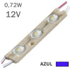 Módulo LED 0,72W 12V 3 x 2835 Luz Azul