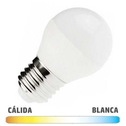 Bombilla LED E27 Esférica 7W Serie Economic