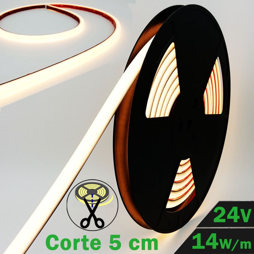 Neón LED 14,5W/m 24V Luz Cálida por Metros