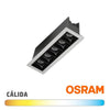 Downlight Mini LED 10W 145x45mm Osram Blanco Negro