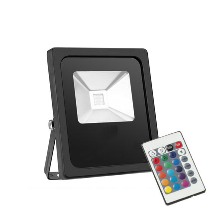 PROYECTOR LED RGB 20W CON MANDO A DISTANCIA
