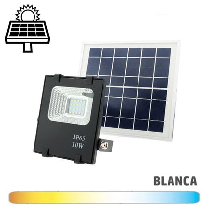 Proyector LED 10W con Placa Solar y Mando