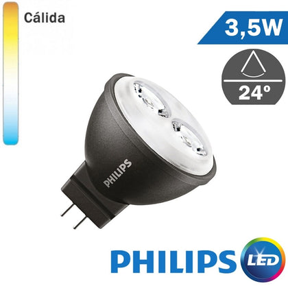 Bombilla LED 12V Philips MR11 3,5W 35mm