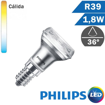 Bombilla LED E14 Philips R39 1,8W