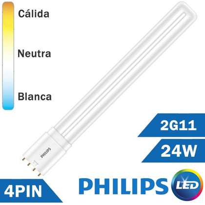 LÁMPARA LED PHILIPS PL-L 24W 2G11 4 PIN