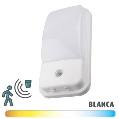 Aplique LED 20W IP65 Blanco con Sensor Movimiento