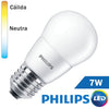 BOMBILLA LED E27 PHILIPS 7W ESFÉRICA