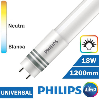 Tubo LED Philips 18W 1200mm T8 Universal